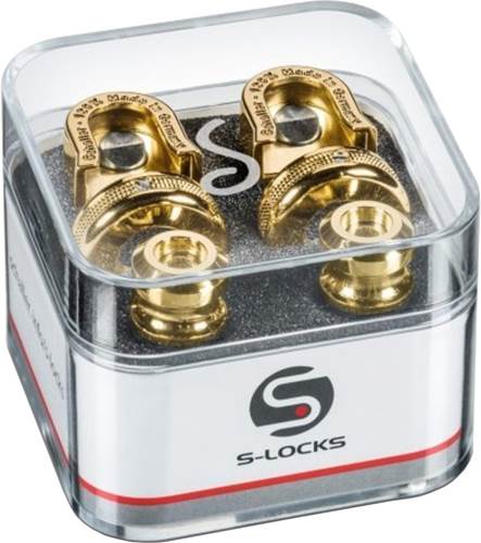 Schaller S-Lock Gold Strap Locks Size M