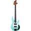 Music Man StingRay Special HH Cruz Teal Roasted Maple/Ebony White Front View