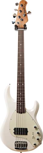 Music Man StingRay5 Special Ivory White Roasted Maple/Rosewood Mint