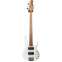 Music Man StingRay5 HH Ivory White Roasted Maple/Maple Mint Front View
