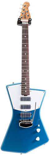 Music Man St. Vincent Blue Figured Roasted Maple/Rosewood White