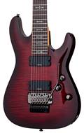 Schecter Demon-7 FR Crimson Red Burst 2018