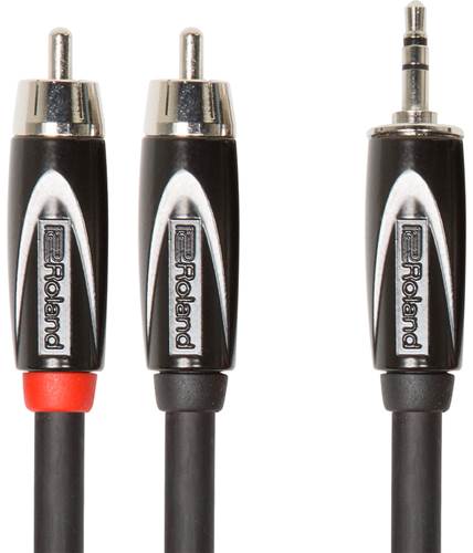 Roland RCC-10-352R Interconnect Cable Dual RCA-1/8-inch TRS -10ft/3m