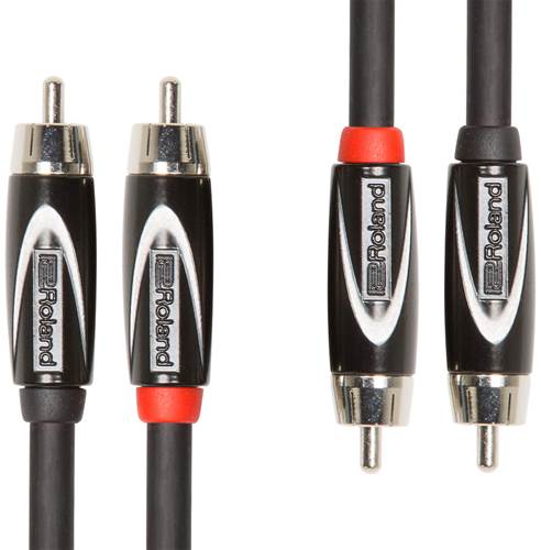 Roland 3ft/1m Interconnect Dual RCA - RCA Stereo Cable