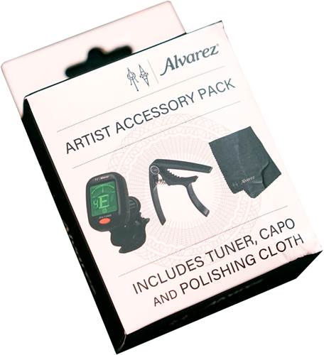 Alvarez Tuner, Capo and Polish Cloth Accessory Pack