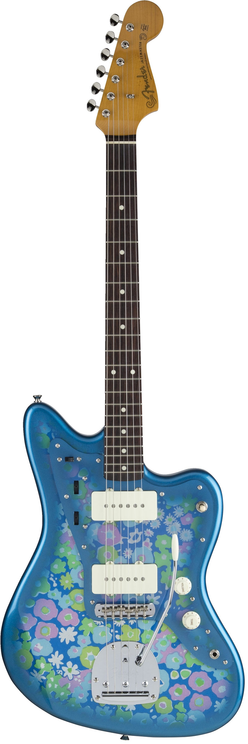 blue flower jazzmaster