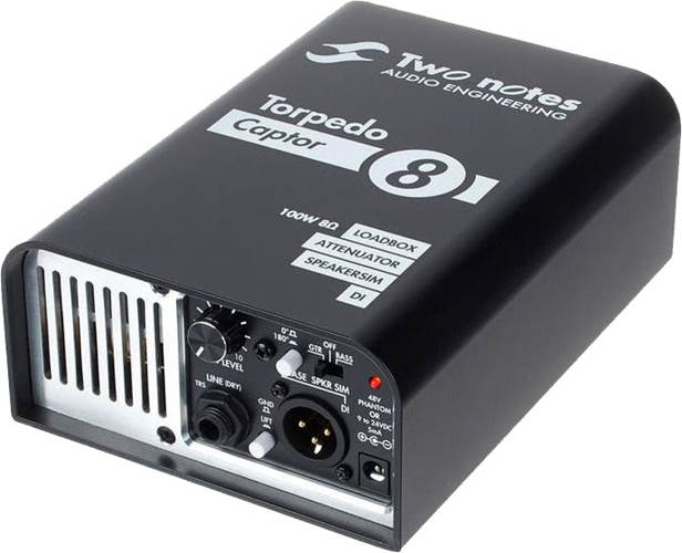 Two Notes Torpedo Captor 8 Ohm Reactive Loadbox Two Notes Torpedo Captor 8 Ohm Reactive Loadbox