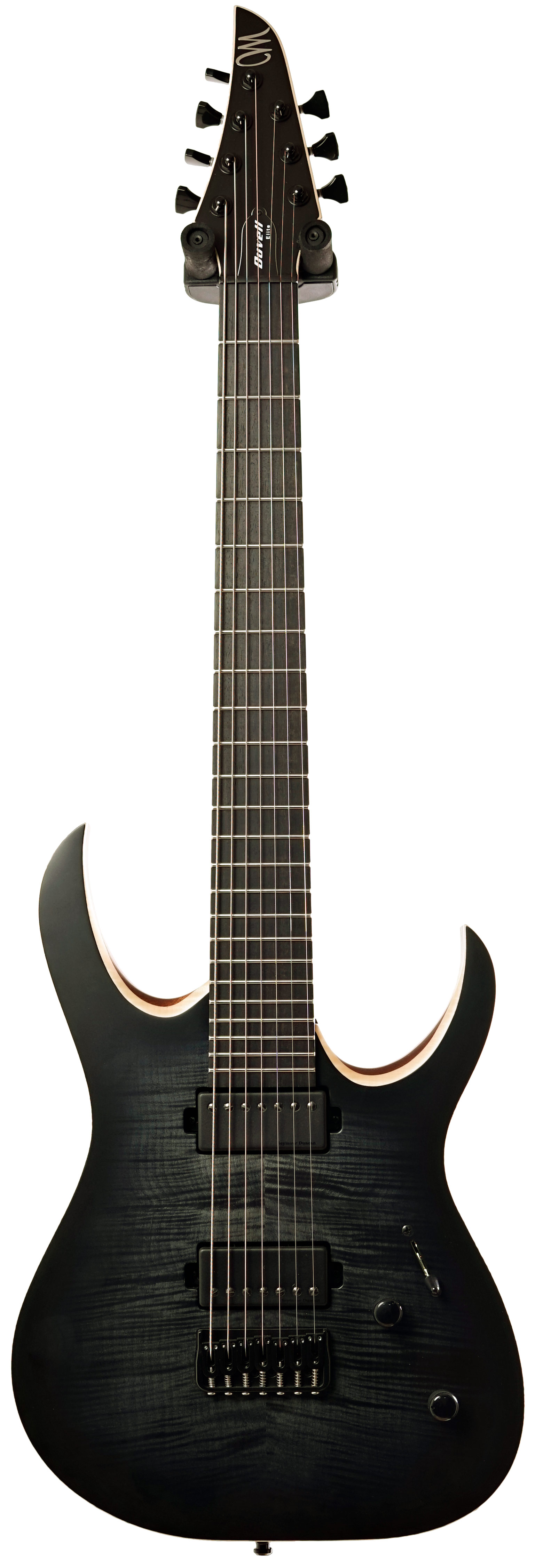 Mayones Duvell 7 Elite Flamed Maple 3A Trans Graphite Burst #DF1802365