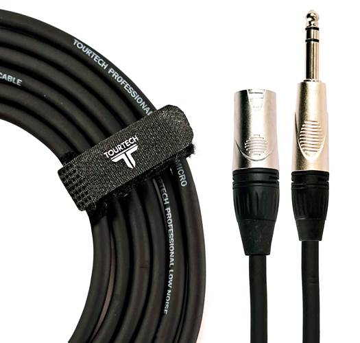 TOURTECH TTAC-N10PSXMR 33ft/10m TRS - Male XLR Balanced Cable