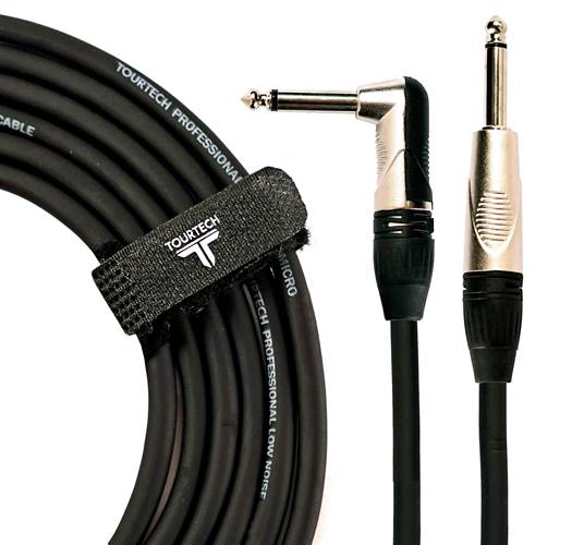 TOURTECH TTIC-N3PLR 10ft/3m Angled Instrument Cable TOURTECH TTIC-N3PLR 10ft/3m Angled Instrument Cable