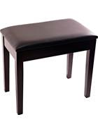 TOURTECH TTBE-P23RWMSBK Matt Rosewood Piano Bench with Black Vinyl Top