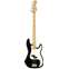 Fender Player Precision Bass Black Maple Fingerboard Front View