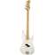 Fender Player Precision Bass Polar White Maple Fingerboard Front View