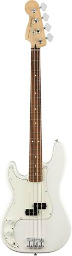 Fender Player Precision Bass Polar White Pau Ferro Fingerboard Left Handed