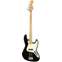 Fender Player Jazz Bass Black Maple Fingerboard Front View