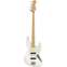 Fender Player Jazz Bass Polar White Maple Fingerboard Front View