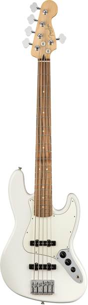 Fender Player Jazz Bass V Polar White Pau Ferro Fingerboard 
