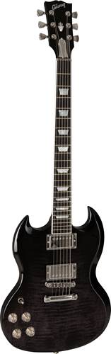 Gibson SG High Performance Trans Ebony Fade LH