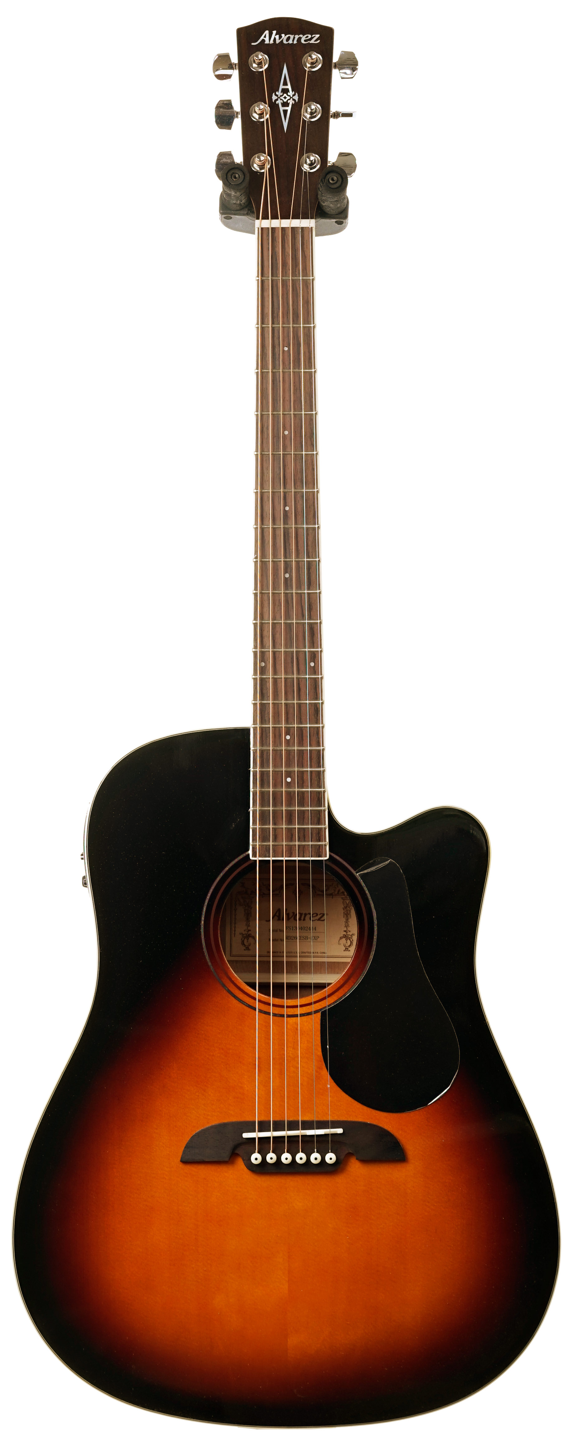 Alvarez Regent Series RD26CESB-EXP Dreadnought Cutaway Sunburst (Ex-Demo) #FS130402444