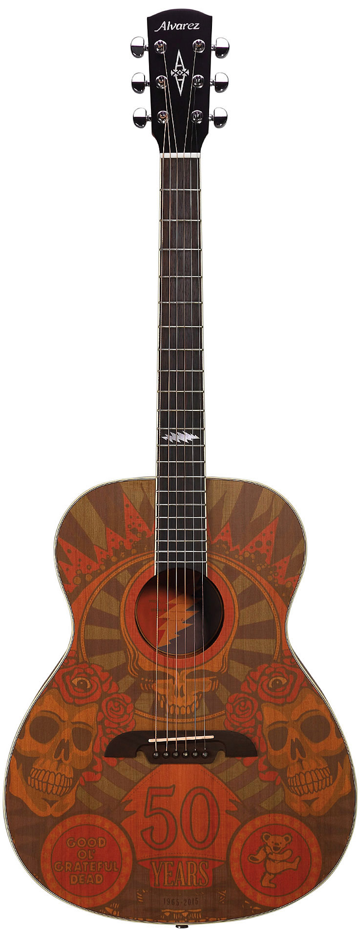 Alvarez AF65GD/M Grateful Dead 50th Anniversary Montage | guitarguitar