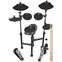 TOURTECH TT-12SM Portable Electronic Drum Kit With Mesh Snare Front View