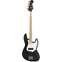 Squier Contemporary Active Jazz Bass HH Flat Black Maple Fingerboard Front View