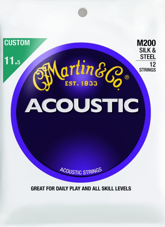 Martin M200 Silk and Steel 12 String 11.5-47