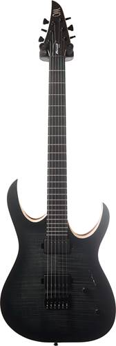 Mayones Duvell Elite 6 Flamed Maple 3A Trans Graphite Burst Satine #DF1802347