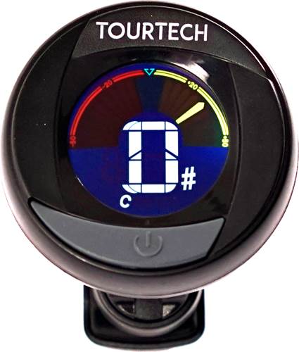 TOURTECH TTA-T01 Colour Screen Clip tuner for Chromatic/Guitar/Bass/Violin/Ukulele