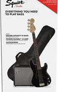 Squier Pack Affinity Series PJ Bass Black