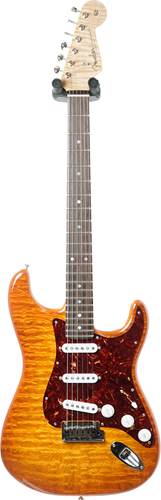 Fender Custom Shop Strat Aged HoneyBurst Tomo Ash Top Chambered Ash Body Master Built by Dennis Galuszka #CZ534332