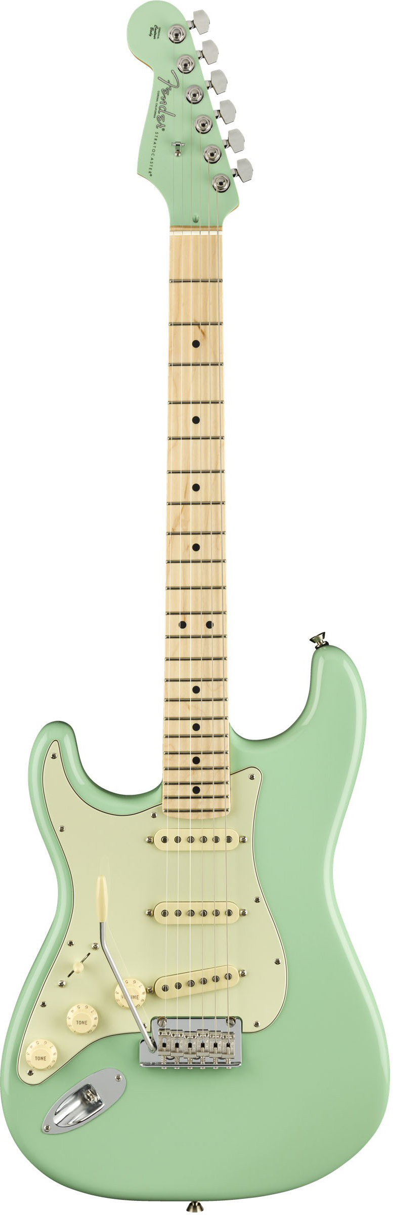 Fender FSR American Pro Strat Surf Green LH w/ Matching Headstock