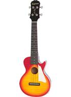 Epiphone Les Paul Acoustic Electric Tenor Ukulele Outfit Heritage Cherry Sunburst