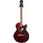 Epiphone EJ-200SCE Coupe Wine Red Front View