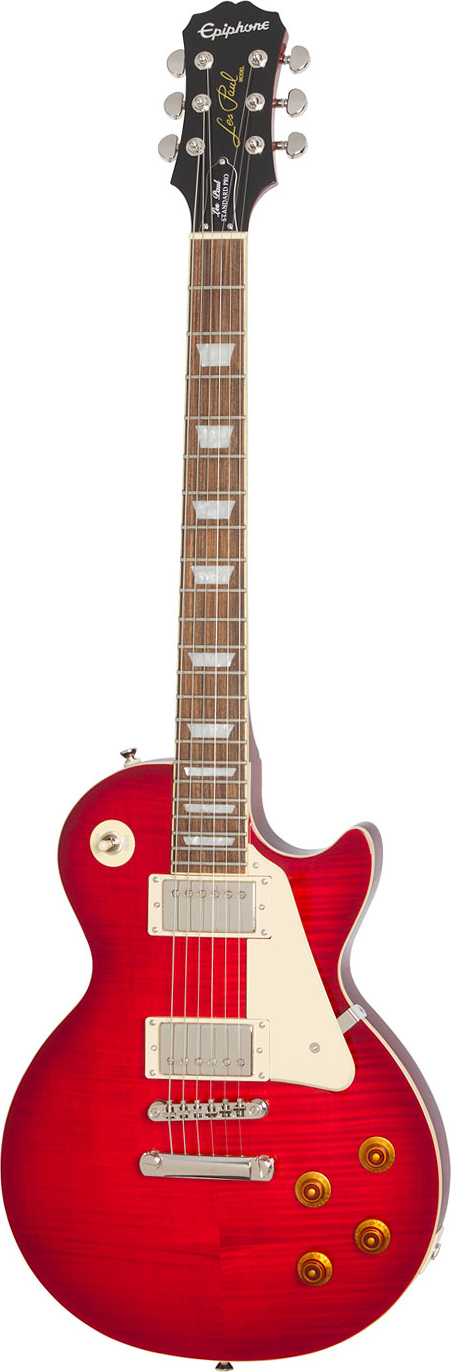 Epiphone Les Paul Standard Plus Top Pro Blood Orange