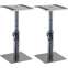 Stagg SMOS-05 Low Standing Adjustable Monitor Stands Front View
