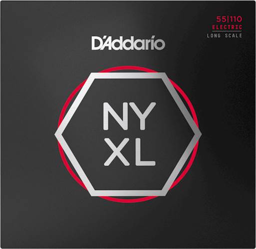 D'Addario NYXL55110, Bass Set Long Scale, Heavy, 55-110