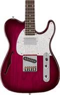 G&L Tribute ASAT Classic Bluesboy Semi-Hollow Redburst White Pearloid Pickguard BC