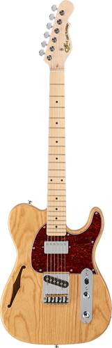 G&L Tribute ASAT Classic Bluesboy Semi-Hollow Natural Tortoise Pickguard Maple Fingerboard