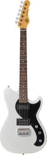 G&L Tribute Fallout Alpine White Black Pickguard Brazilian Cherry Fingerboard