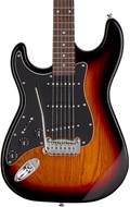 G&L Tribute Legacy 3 Tone Sunburst Black Pickguard BC LH