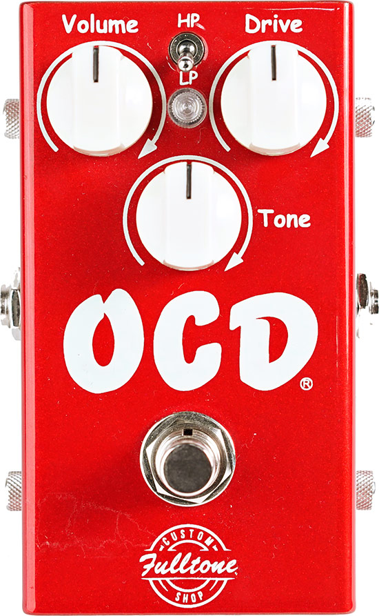 Fulltone OCD Custom Shop Candy Apple Red OCD (Ex-Demo) #1376