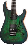 Schecter C-6 FR Pro Floyd Aqua Burst