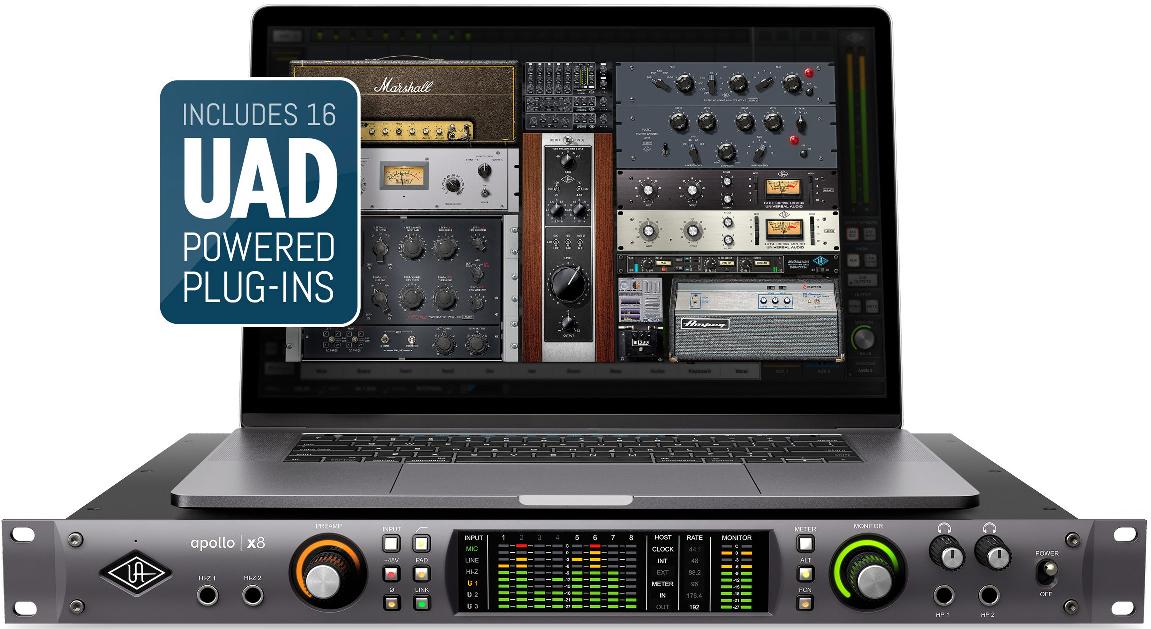 Universal Audio Apollo X8 Thunderbolt 3 Audio Interface