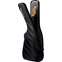 Mono STEALTH Electric Guitar Case - Black Back View