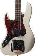 Fender Custom Shop Jazz Bass Journeyman Relic Rosewood Fingerboard Left Handed Aged Olympic White