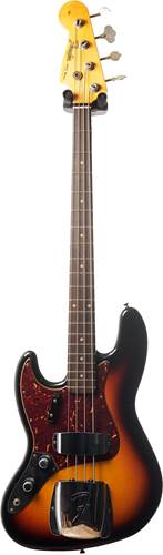 Fender Custom Shop Jazz Bass Journeyman Relic Rosewood Fingerboard Left Handed Faded 3 Tone Sunburst #CZ534465