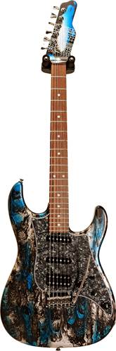 Tyler Guitars Japan Studio Elite HD Black and Blue Shmear #J8107