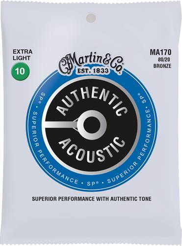 Martin Authentic Acoustic - SP - 80/20 Bronze Extra Light (10-47)