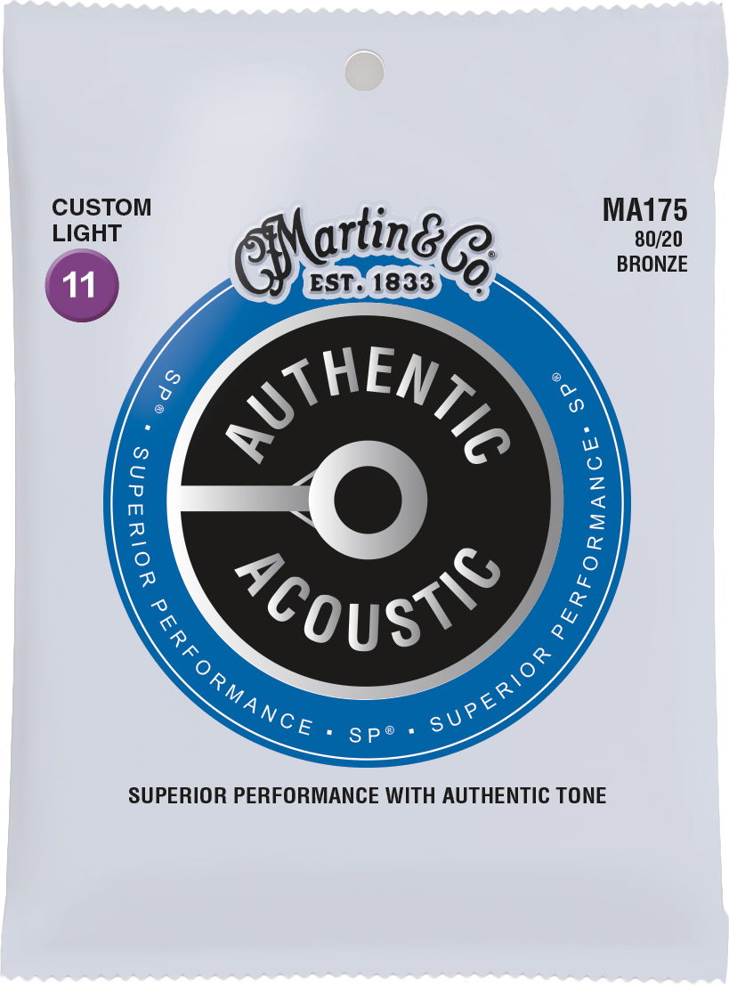 Martin Authentic Acoustic SP 80 20 Bronze Custom Light 11 52